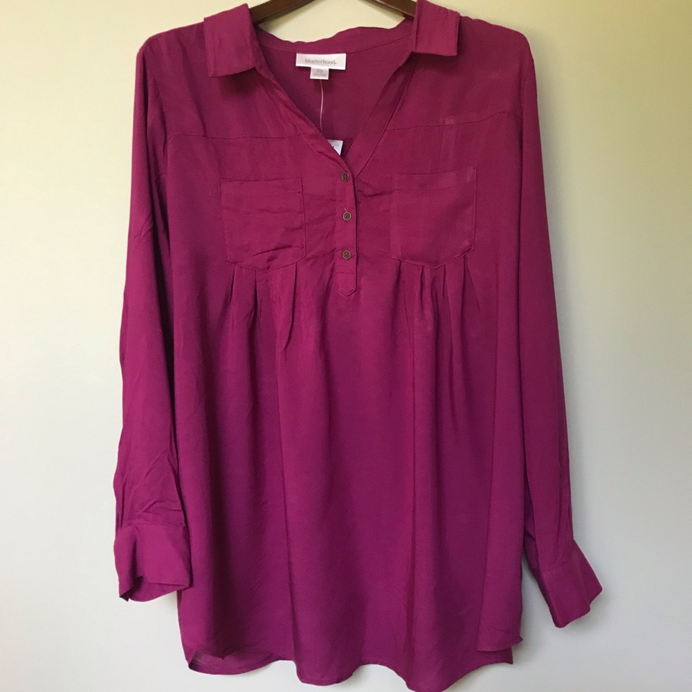 NWT Motherhood Maternity Blouse